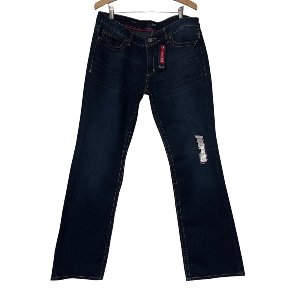 A.N.A. Blue Denim Premium Bootcut Jeans 33/16 Plus NWT